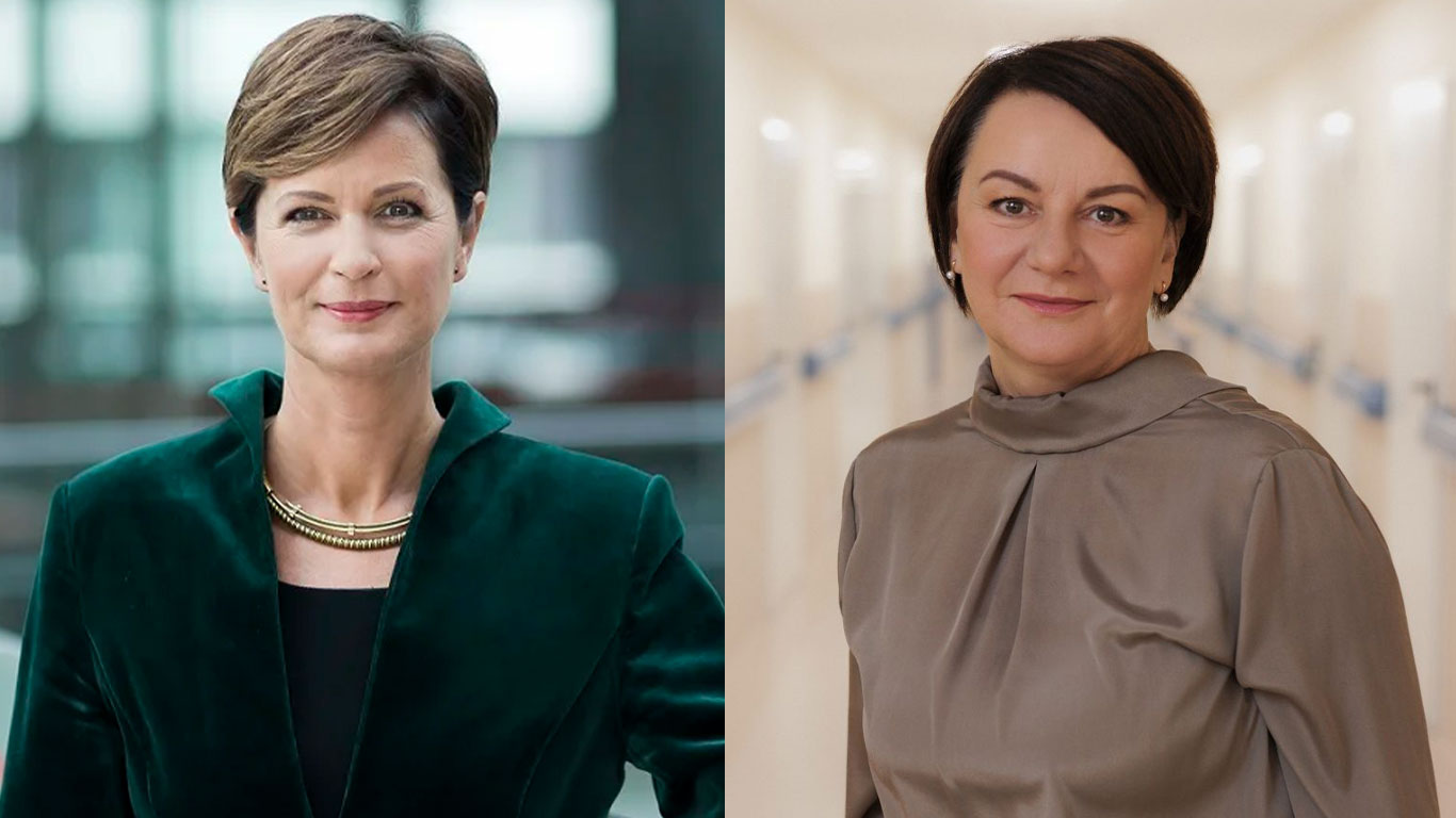 Dean Jūratė Macijauskienė and Professor Aurelija Blaževičienė 