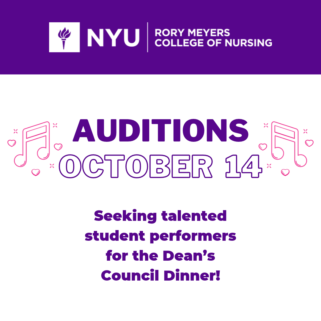 Dean's Council Dinner Auditions Graphic
