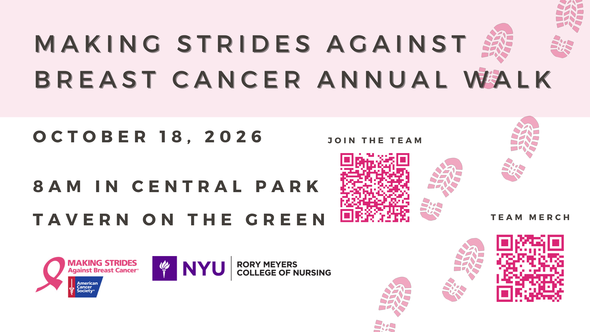 Breast Cancer Walk infographic