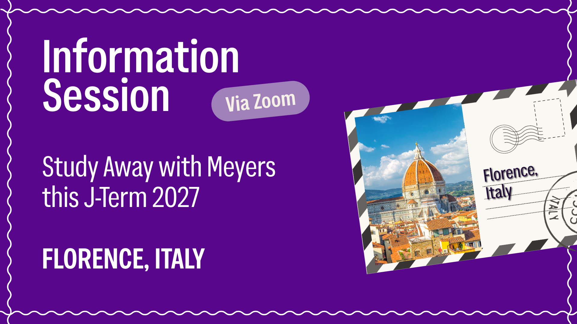 Information Session Study Away Florence Italy