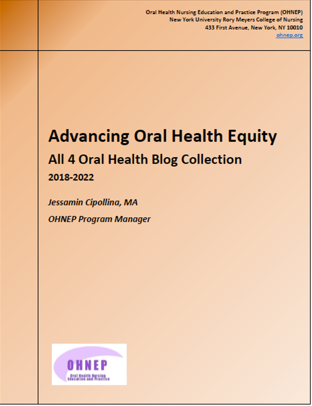 Cover page for blog collection document