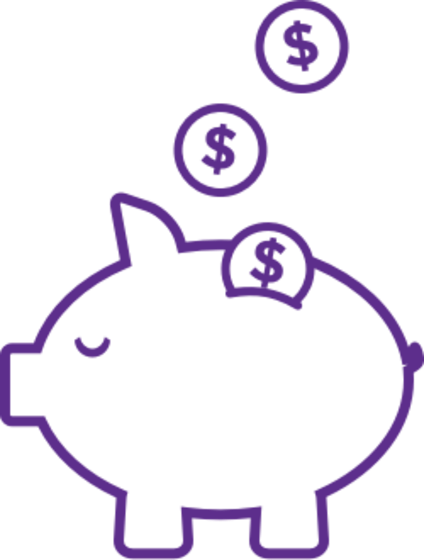 Piggy bank graphic
