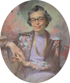 Painted portrait of Martha Rogers