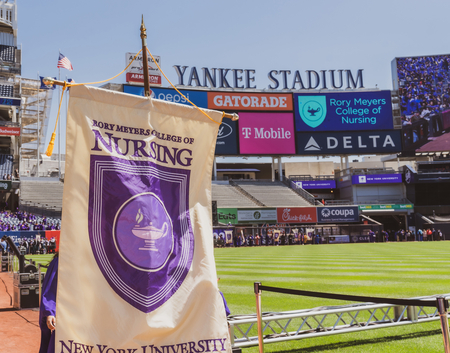 Yankee Stadium Graduation nursing sign