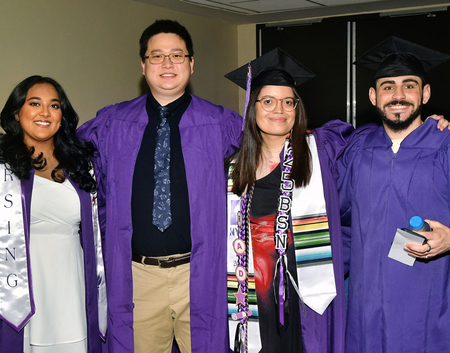 Group of student in graduation attire