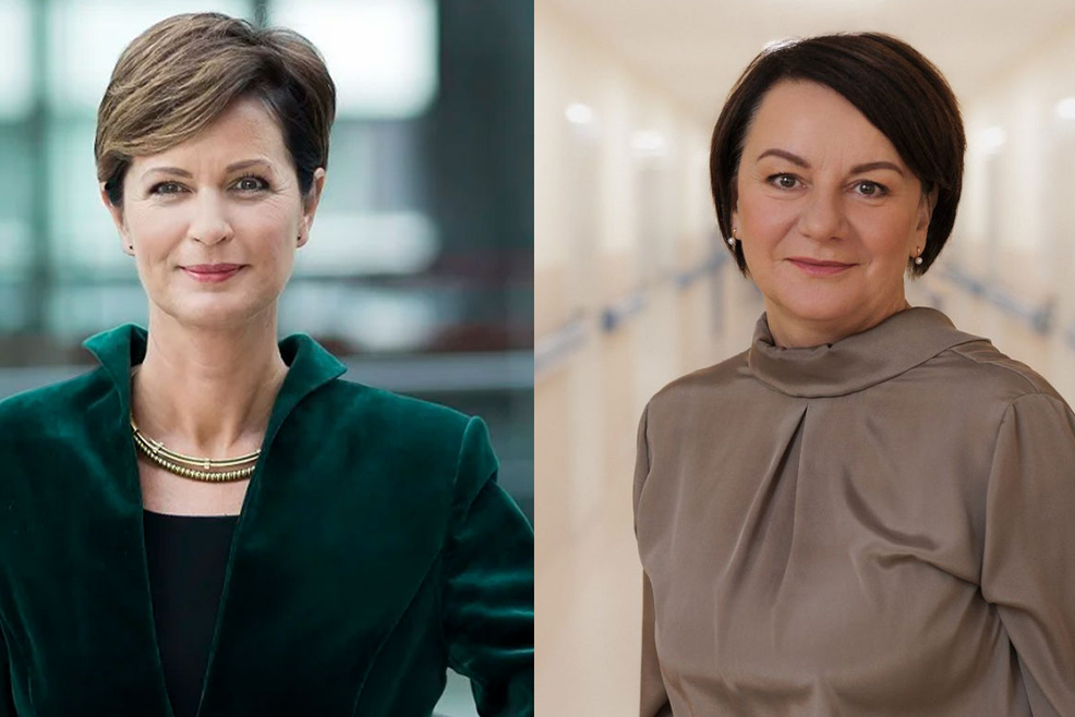 Dean Jūratė Macijauskienė and Professor Aurelija Blaževičienė 