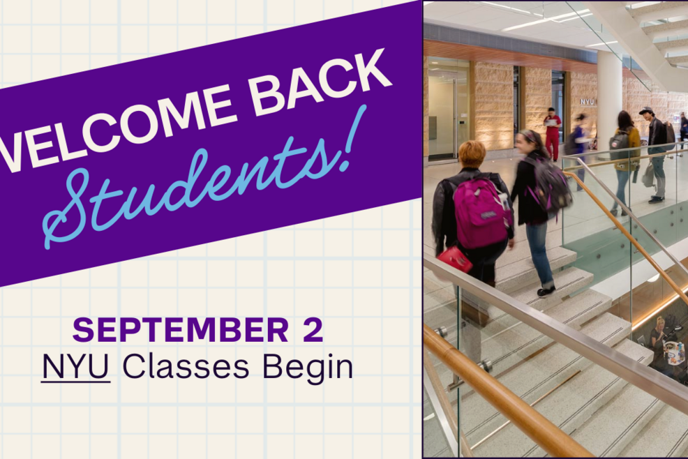 Welcome back students 9/2 
