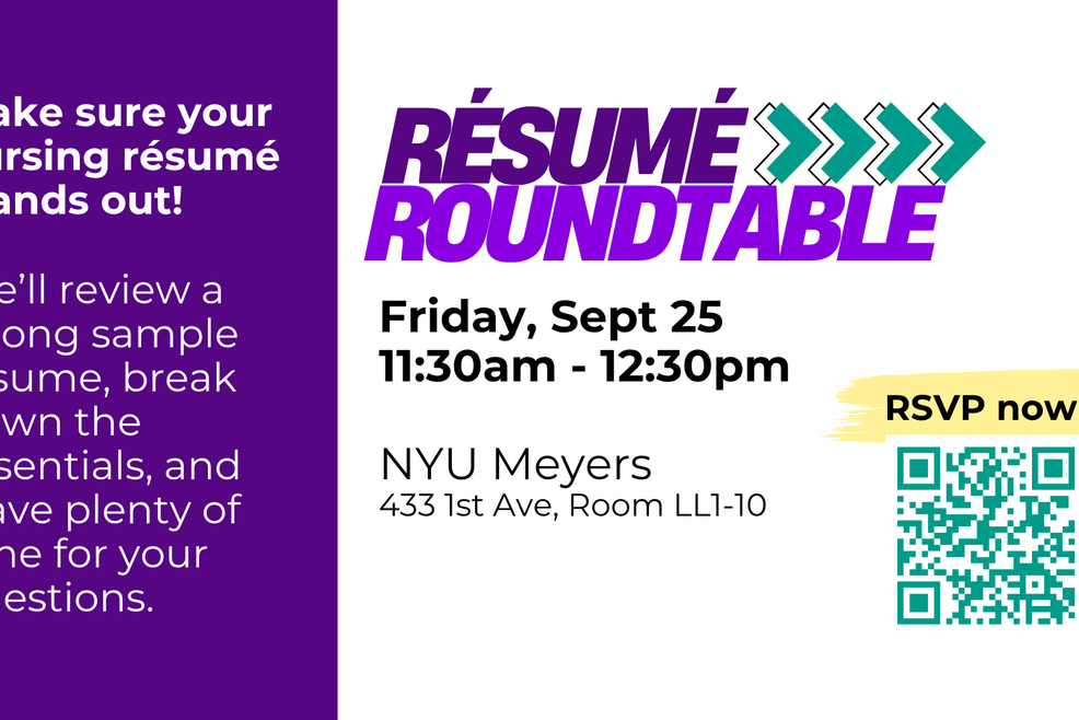 Resume Roundtable infographic