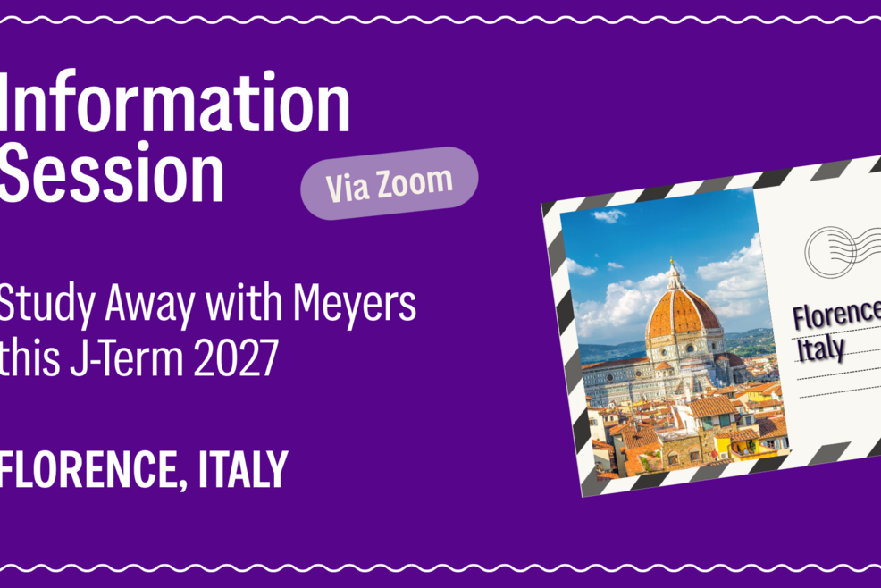 Information Session Study Away Florence Italy