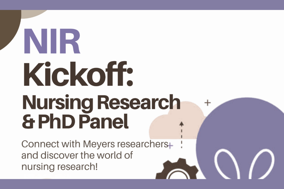 Nurses in Research Kickoff banner