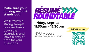 Resume Roundtable infographic