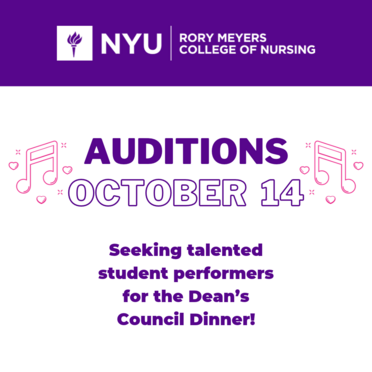 Dean's Council Dinner Auditions Graphic