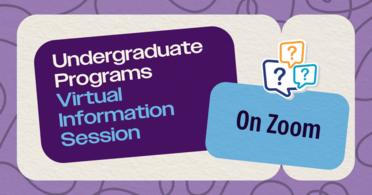 Undergraduate Programs Virtual Information Session on zoom