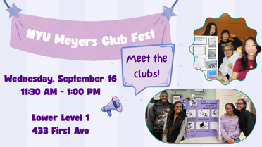 Infographic for Club Fest