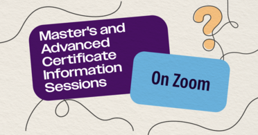 Master's and Advanced Certificate Programs Information Session via Zoom