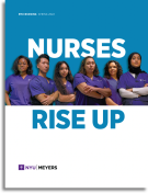 Nurses Rise Up spring 22 magazine cover