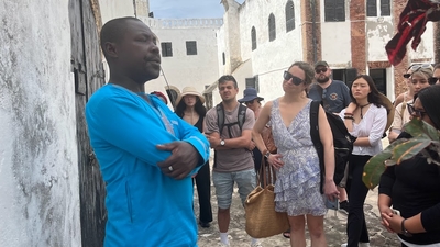 SU 23 in Accra - Group Photo - Visit to Cape Coast Castle