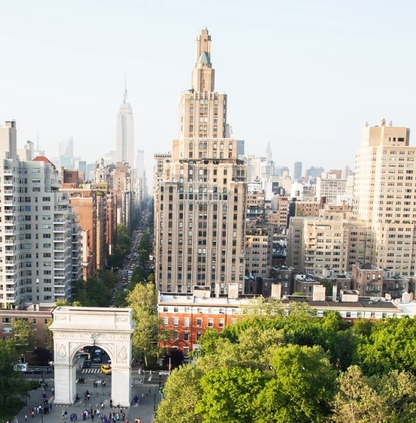 NYU skyline view