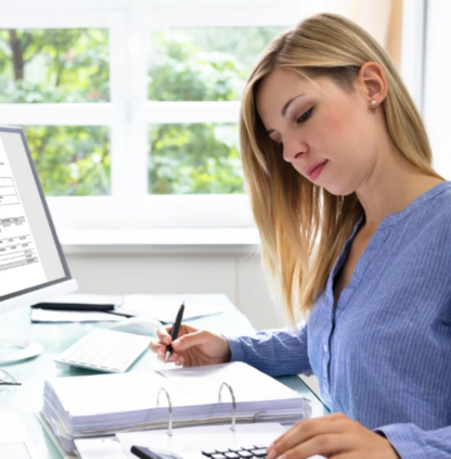 Investigator editing her research application